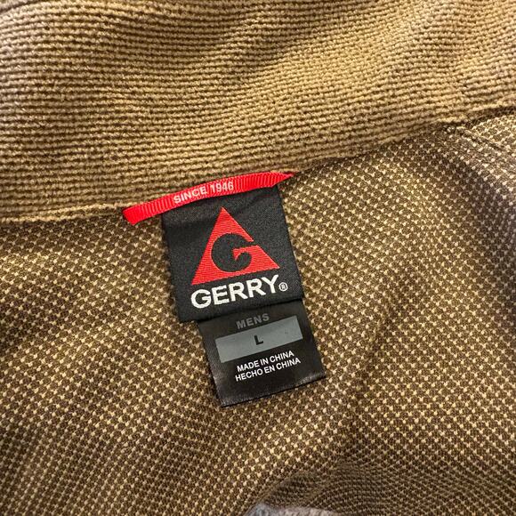 GERRY men’s mixed media polyester fleece  jacket, large - Picture 7 of 8